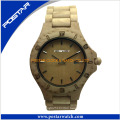 High Quality Natural Wooden Watch with Round Dial for Women